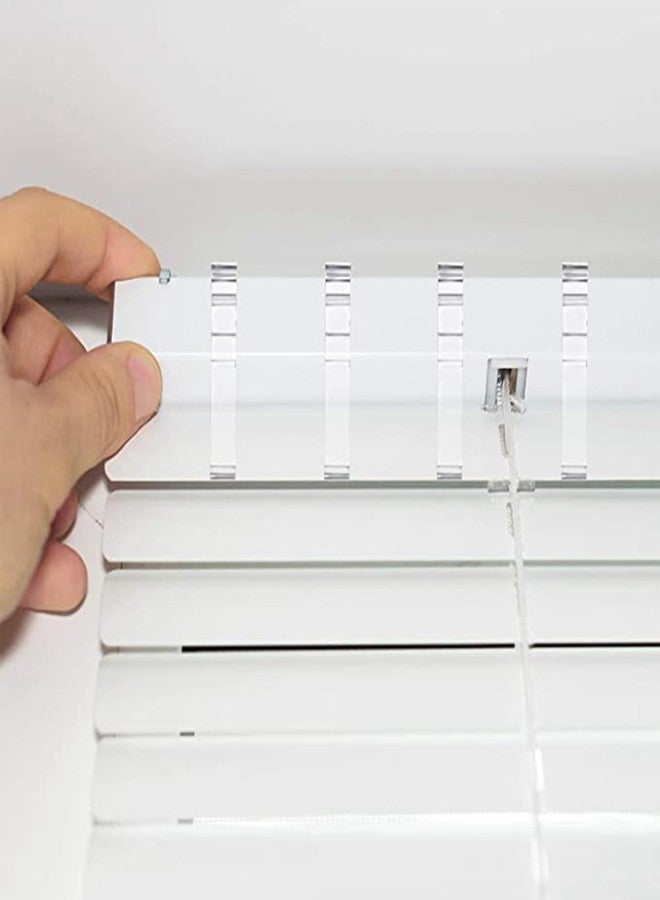 Adyoney 3.25 Inch Clear Plastic Valance Clips, Replacement Clips for Horizontal Blinds Window Valance（20PCS） - Image 5